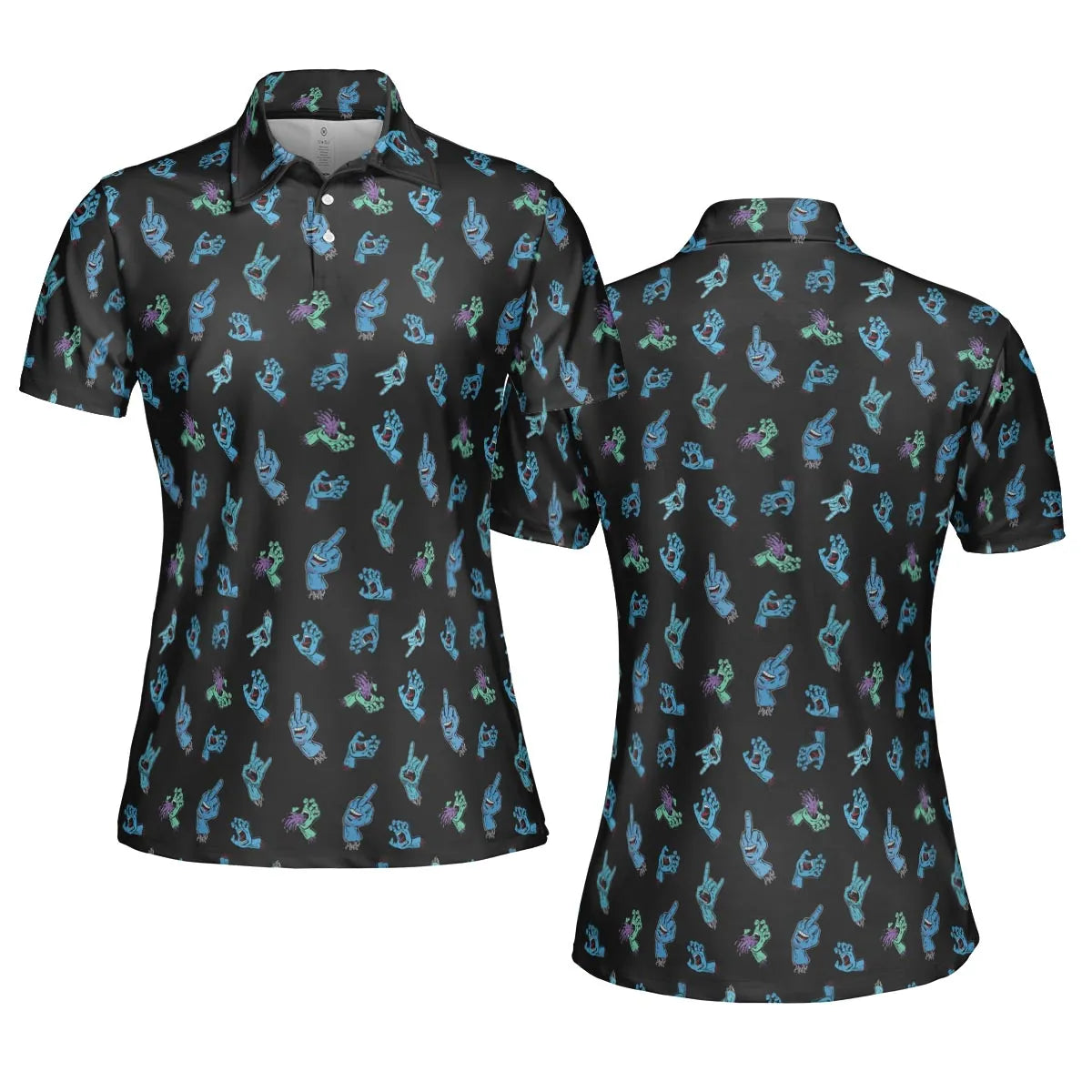 Santa Cruz Screaming Hand AOP Men/Women Polo Shirt