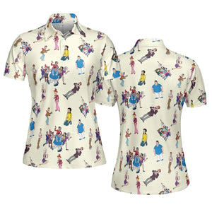 The New Adventures of Gilligan Pattern AOP Men/Women Polo Shirt