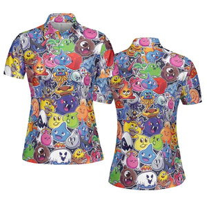 Slimes Dragon Quest AOP Men/Women Polo Shirt