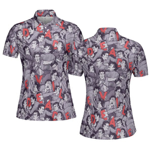 Chainsaw Evil Dead  Seamless AOP Men/Women Polo Shirt
