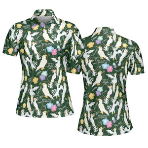 Tiki Room Showgirls AOP Men/Women Polo Shirt