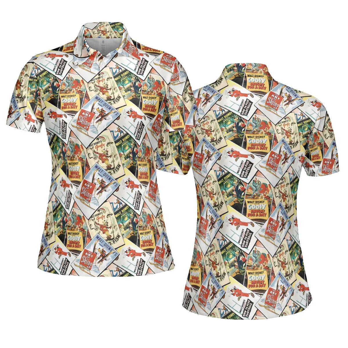 Goofy Vintage Posters AOP Men/Women Polo Shirt