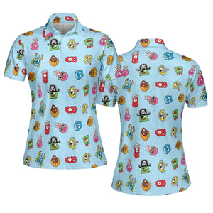 Yo Gabba Gabba Star Wars Mashup AOP Men/Women Polo Shirt