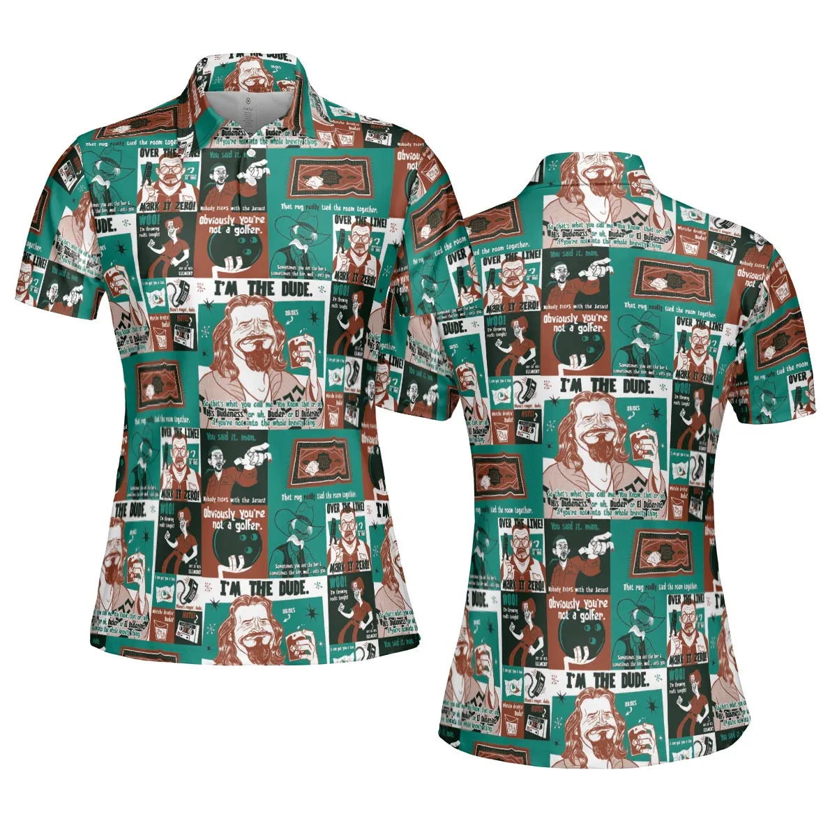I'm The Dude The Big Lebowski AOP Men/Women Polo Shirt