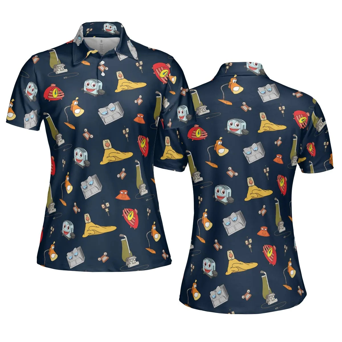 Brave Little Appliances The Brave Little Toaster AOP Men/Women Polo Shirt