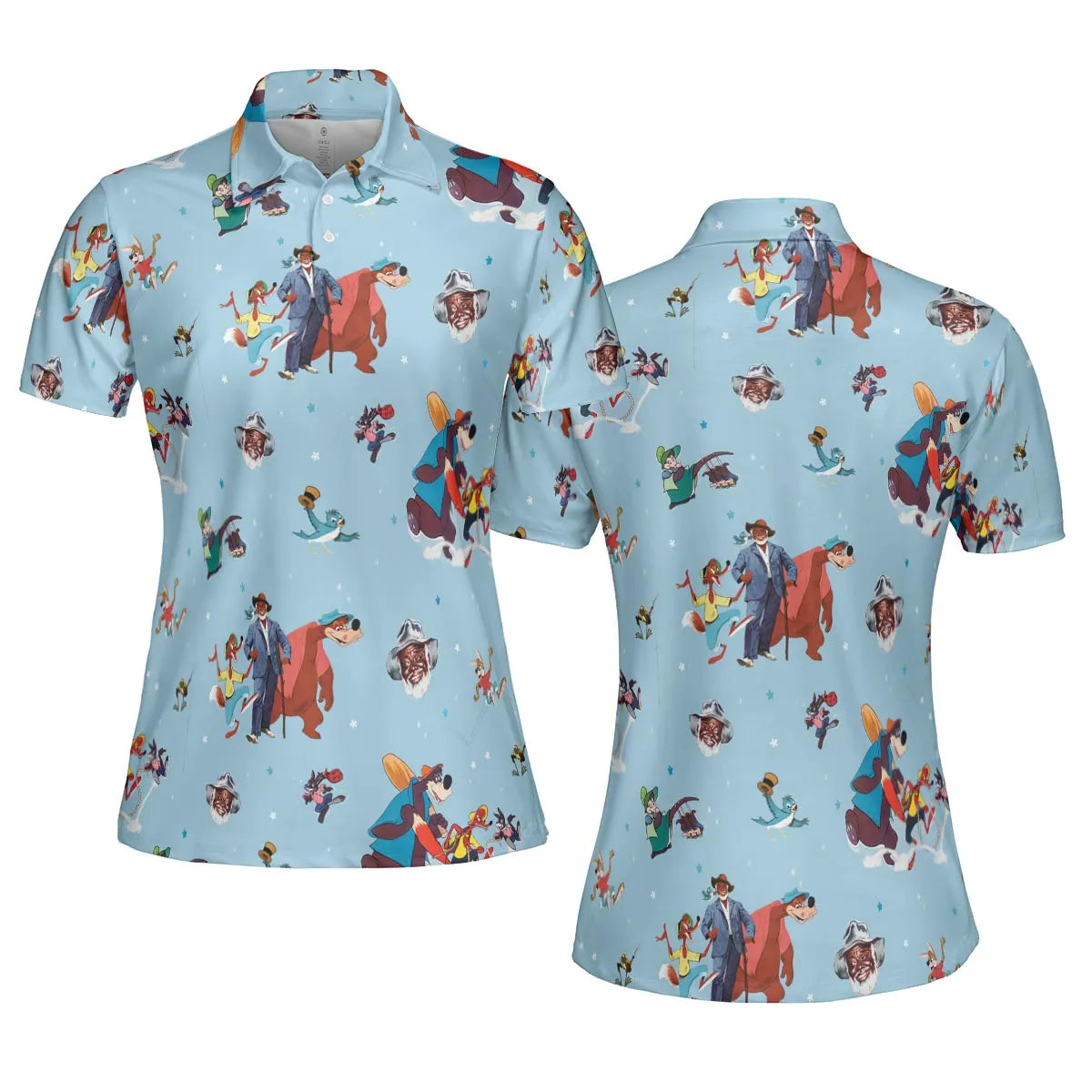 Song of The South Characters AOP Men/Women Polo Shirt
