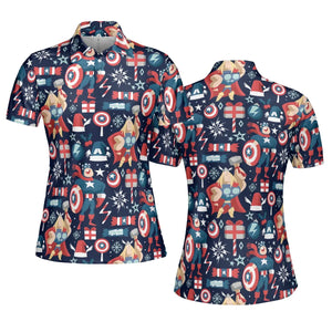 Marvelous Christmas AOP Men/Women Polo Shirt