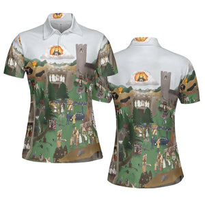 England 932 A.D Monty Python and The Holy Grail AOP Men/Women Polo Shirt