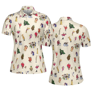 Wacky Races Characters AOP Men/Women Polo Shirt