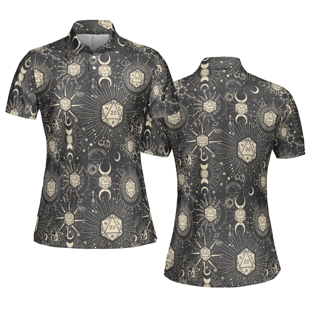 Diceyverse Dice RPG DND AOP Men/Women Polo Shirt