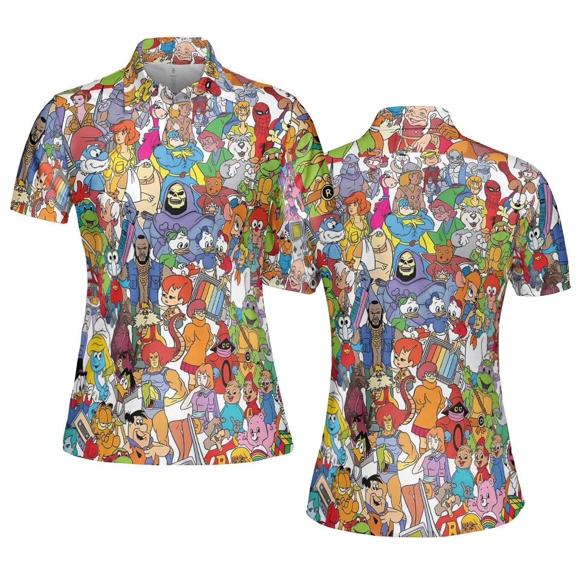 90s Cartoon Legends AOP Men/Women Polo Shirt