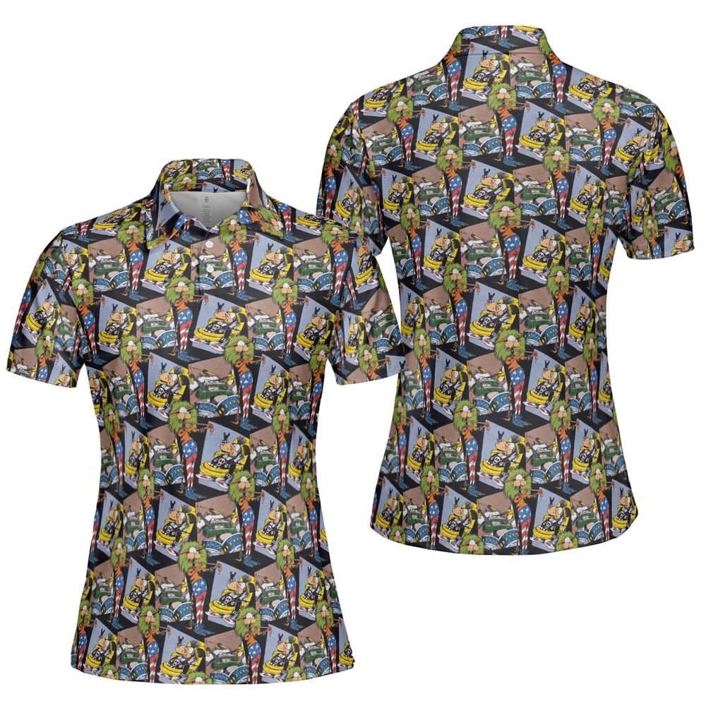 AOP Men/Women Polo Shirt - 452THJ23 -  - 5
