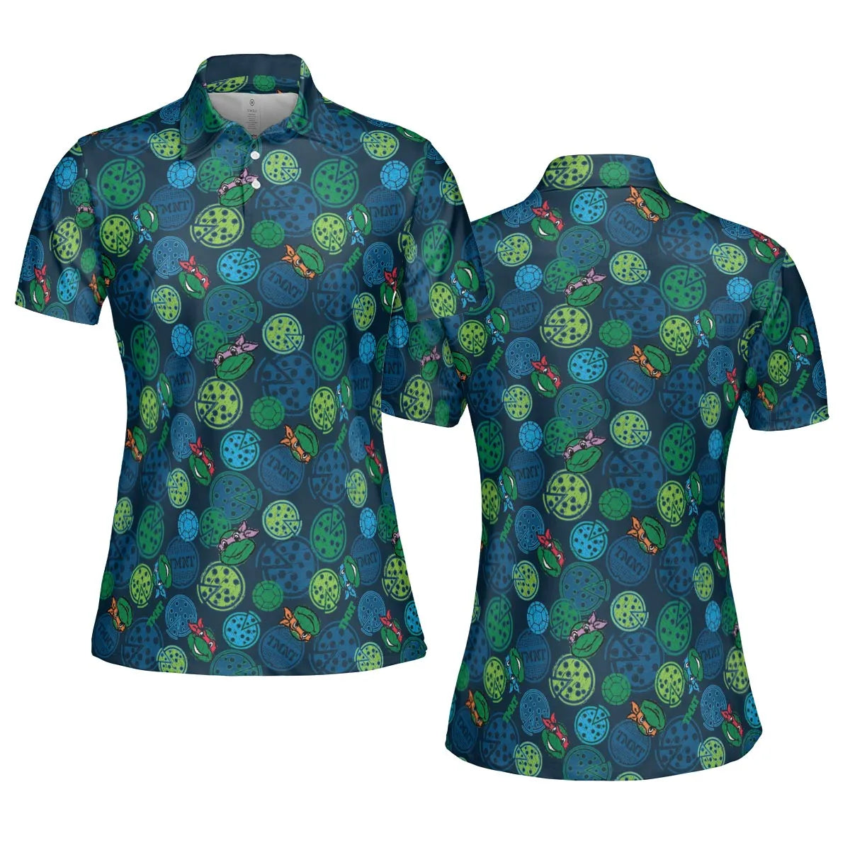 Teenage Mutant Ninja Turtles Pizza AOP Men/Women Polo Shirt