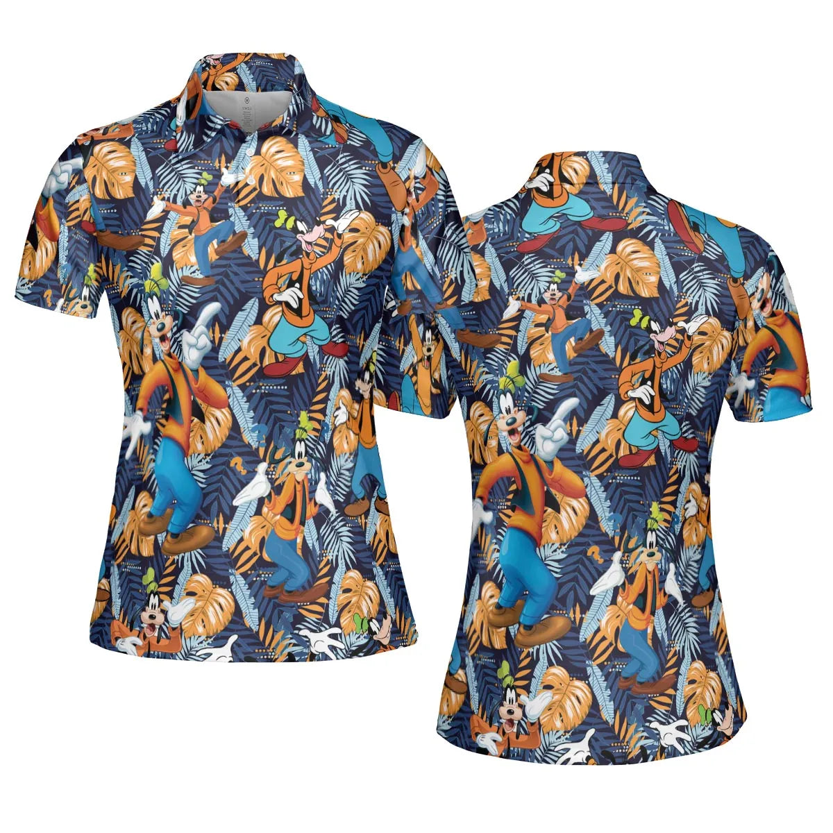 Goofy Aloha AOP Men/Women Polo Shirt