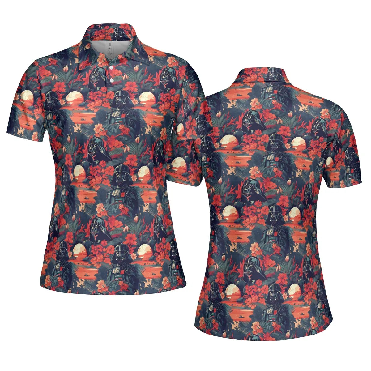 Dark Side of the Tropics AOP Men/Women Polo Shirt