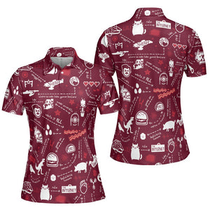 AOP Men/Women Polo Shirt - L2Q32C9A -  - 5