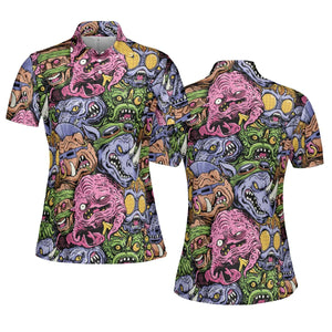 Nostalgic Villains Teenage Mutant Ninja Turtles AOP Men/Women Polo Shirt