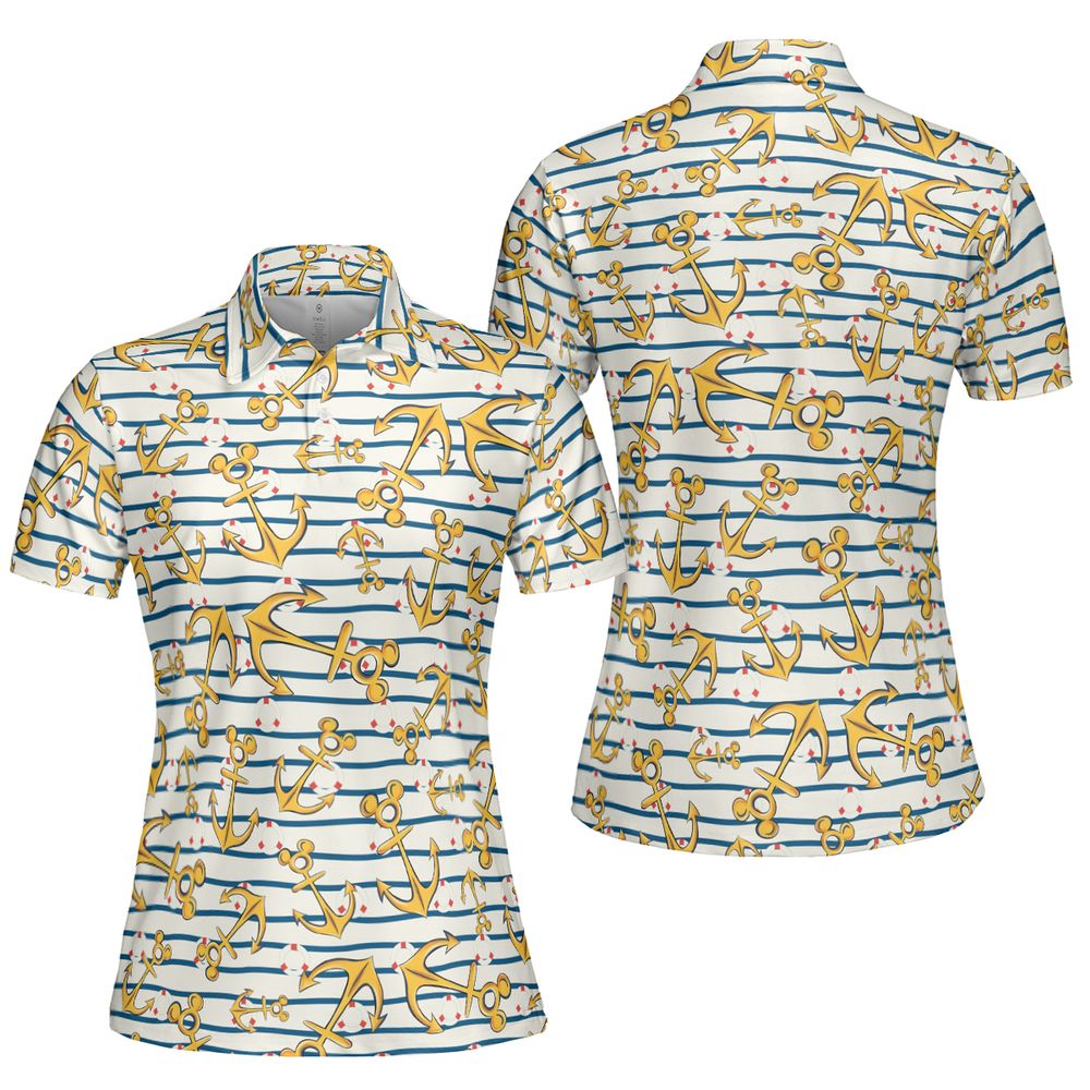 AOP Men/Women Polo Shirt - 4LJHGSV1 -  - 5