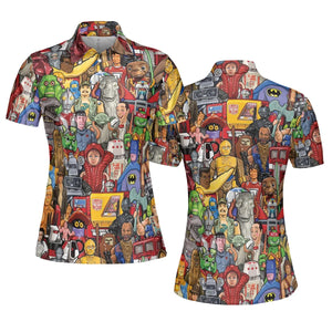 The Best Obscure 80s Toy Lines AOP Men/Women Polo Shirt