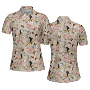 Indiana Jones Patterns AOP Men/Women Polo Shirt