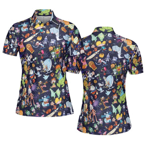 Nickelodeon Halloween Party AOP Men/Women Polo Shirt