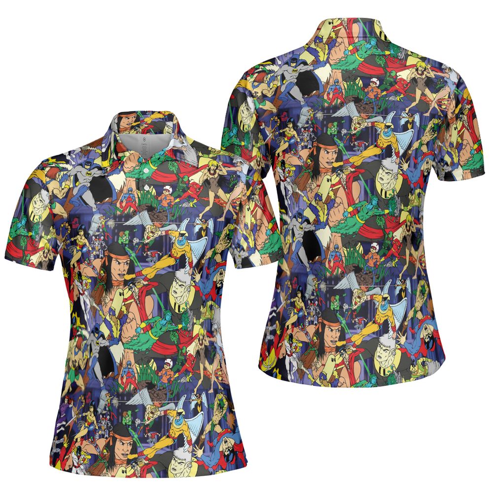 AOP Men/Women Polo Shirt - RFWYBYSD -  - 5