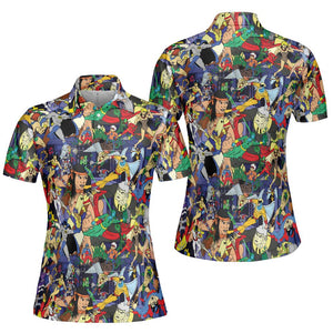 AOP Men/Women Polo Shirt - RFWYBYSD -  - 5