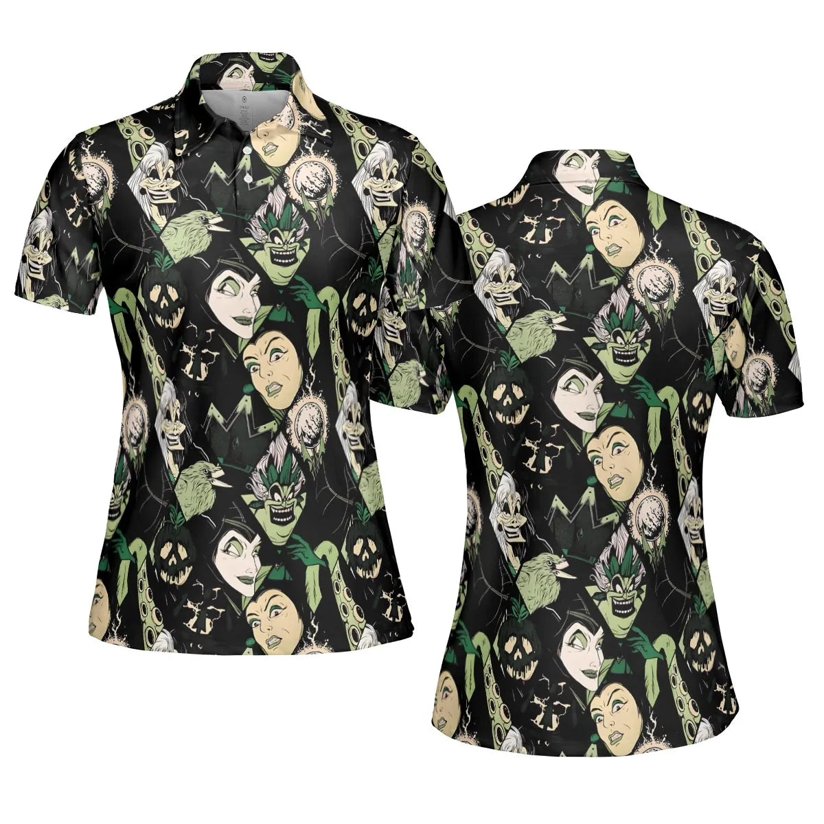 The Villains Pattern AOP Men/Women Polo Shirt