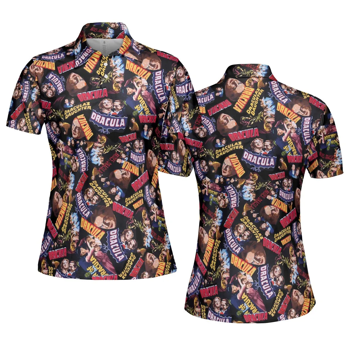 Classic Horror Films AOP Men/Women Polo Shirt