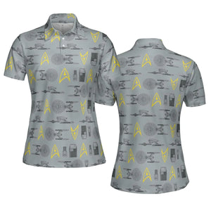 S.T Shipyard Star Trek AOP Men/Women Polo Shirt