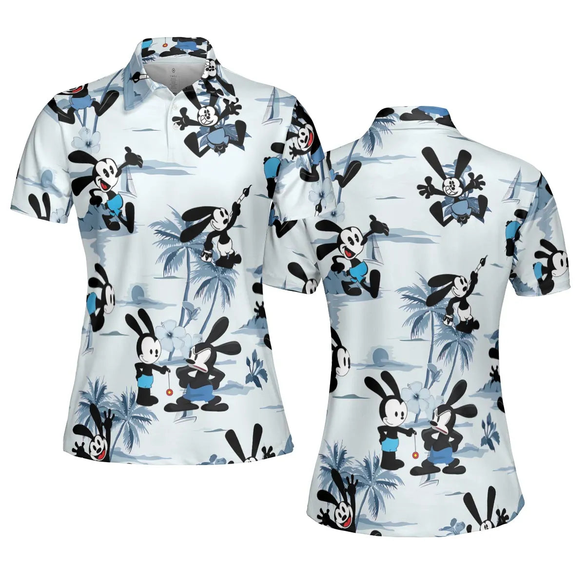 Oswald the Lucky Rabbit AOP Men/Women Polo Shirt