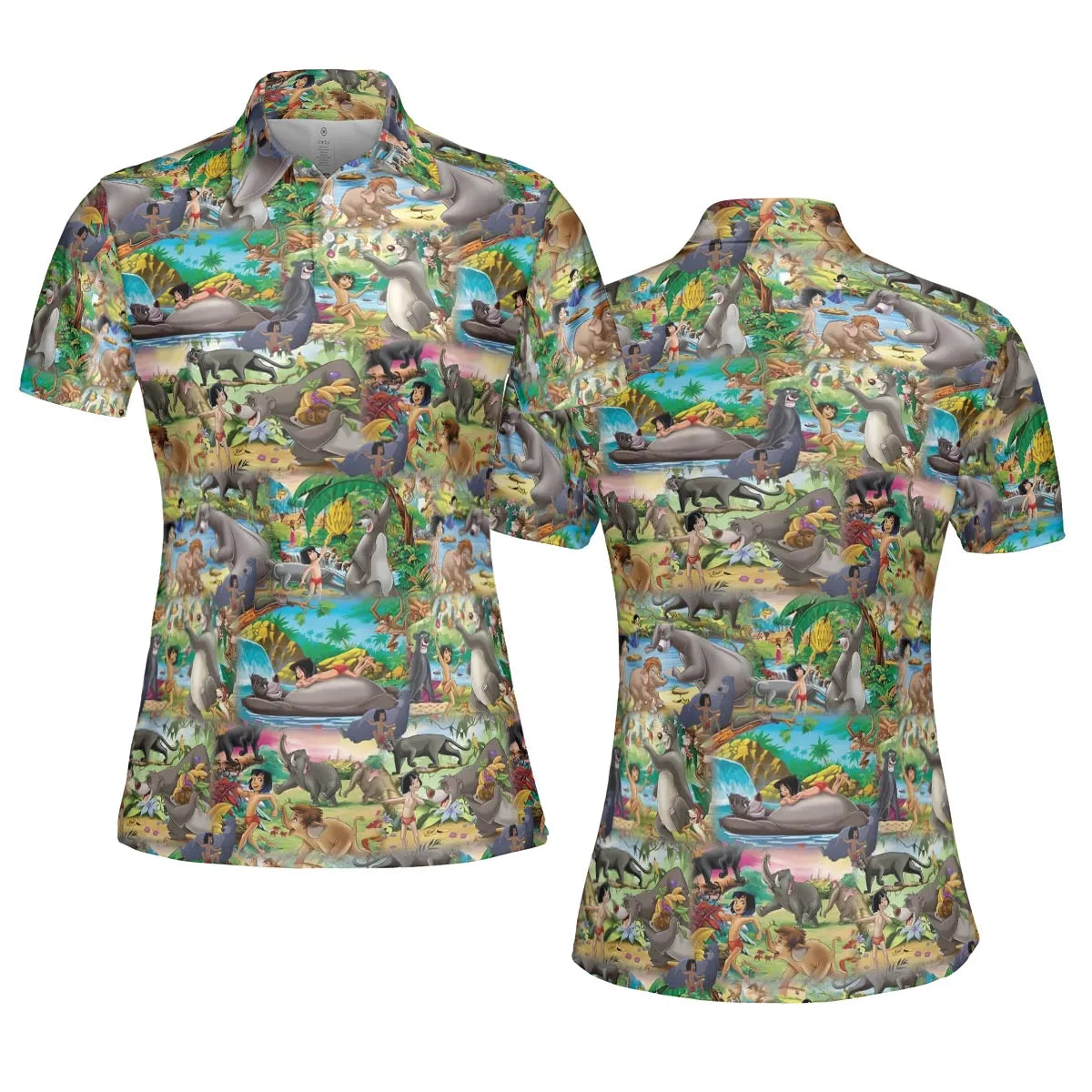The Jungle Book Rudyard Kipling Seamless AOP Men/Women Polo Shirt