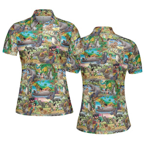 The Jungle Book Rudyard Kipling Seamless AOP Men/Women Polo Shirt