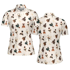 Clue The Movie Characters Pattern AOP Men/Women Polo Shirt