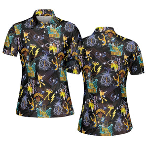 Powerline Concert A Goofy Movie AOP Men/Women Polo Shirt