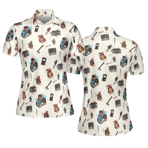 Supernatural Horror Evil Dead Halloween AOP Men/Women Polo Shirt