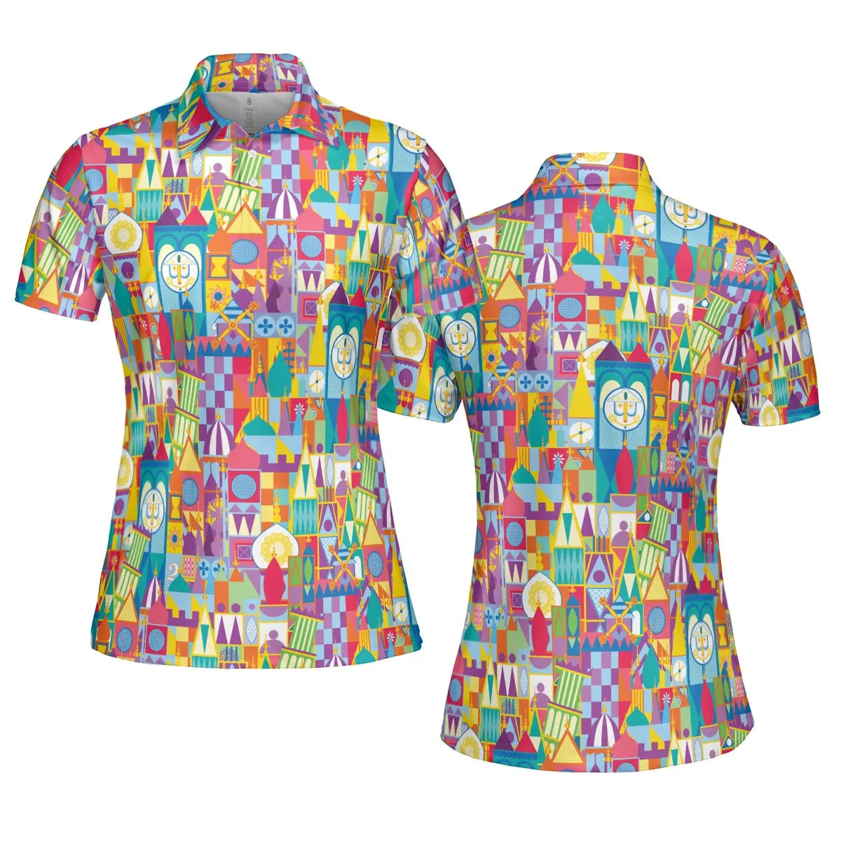 It's a Small World AOP Men/Women Polo Shirt