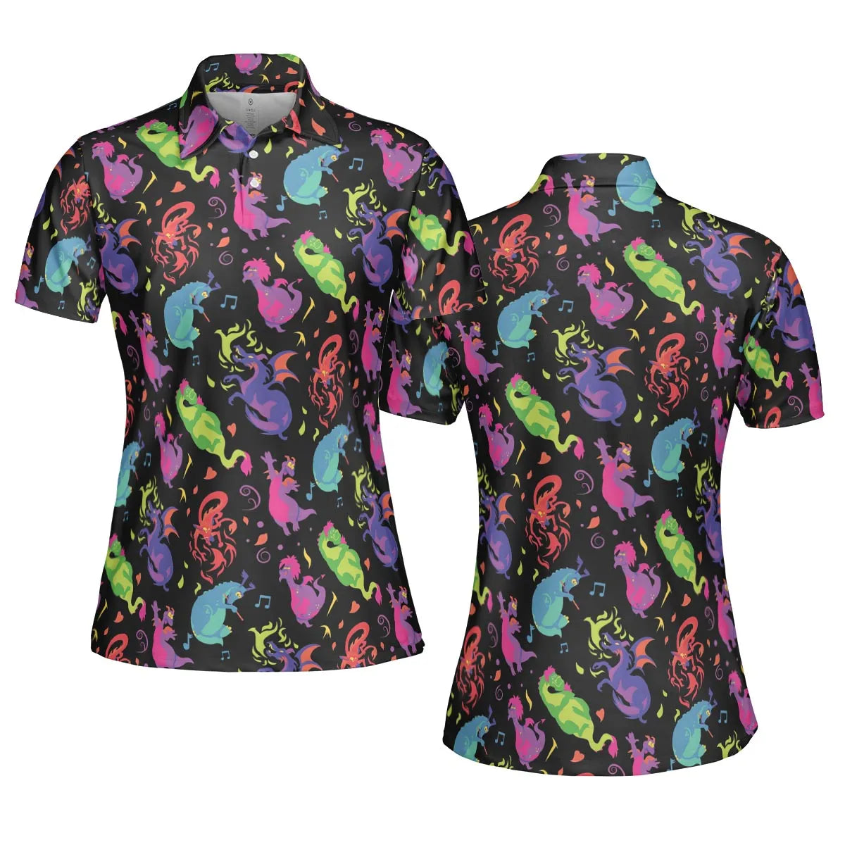 Classic Dragons AOP Men/Women Polo Shirt
