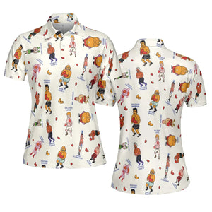 Retro Game Punch Out AOP Men/Women Polo Shirt
