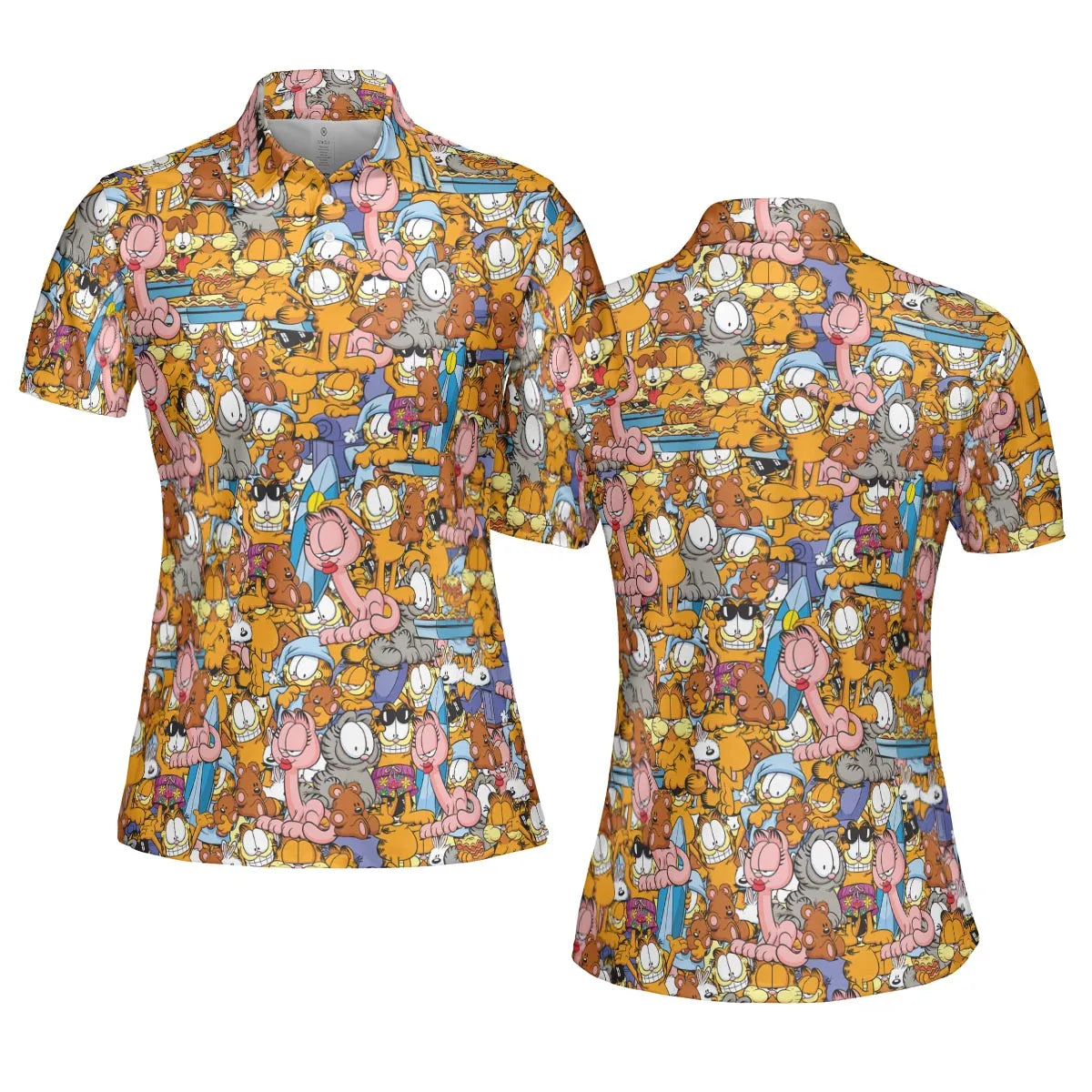 Garfield and Friends AOP Men/Women Polo Shirt
