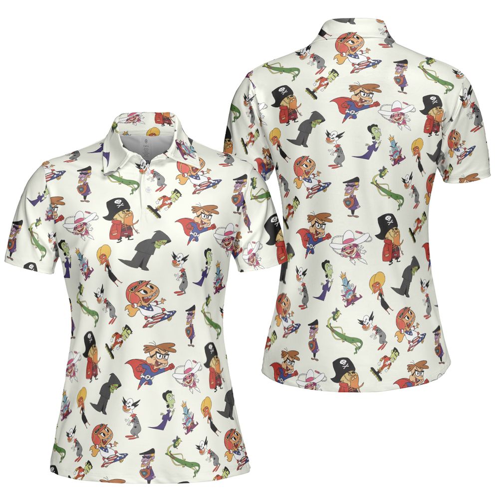 AOP Men/Women Polo Shirt - L3GNH2SR -  - 5