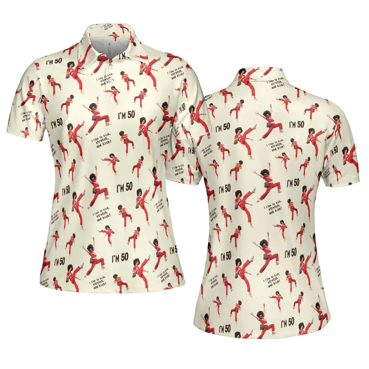 I'm 50 Sally O'Malley SNL AOP Men/Women Polo Shirt