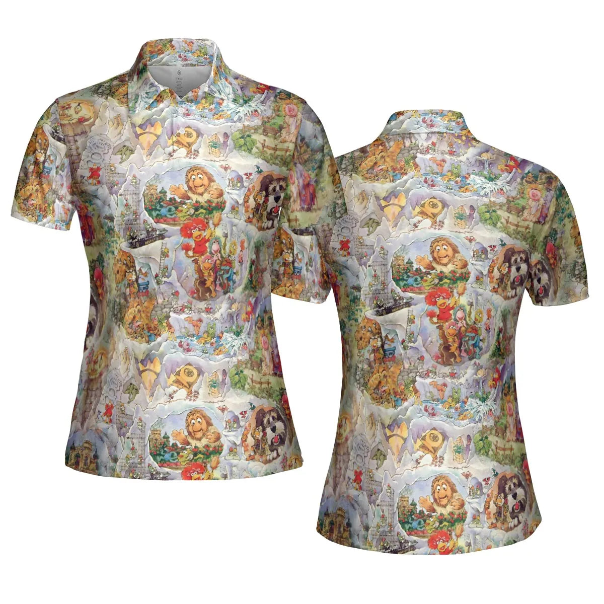 Fraggle Rock Journey Jim Henson AOP Men/Women Polo Shirt