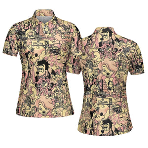 Goofy Movie Collage AOP Men/Women Polo Shirt