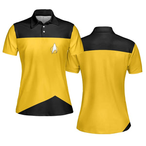 The Next Generation Star Trek AOP Men/Women Polo Shirt