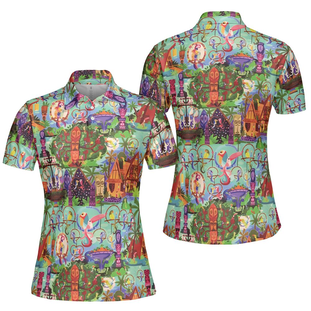 AOP Men/Women Polo Shirt - 9GNEPD3B -  - 5