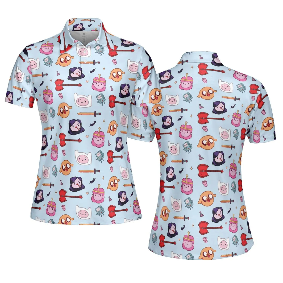 The Gang Adventure Time AOP Men/Women Polo Shirt