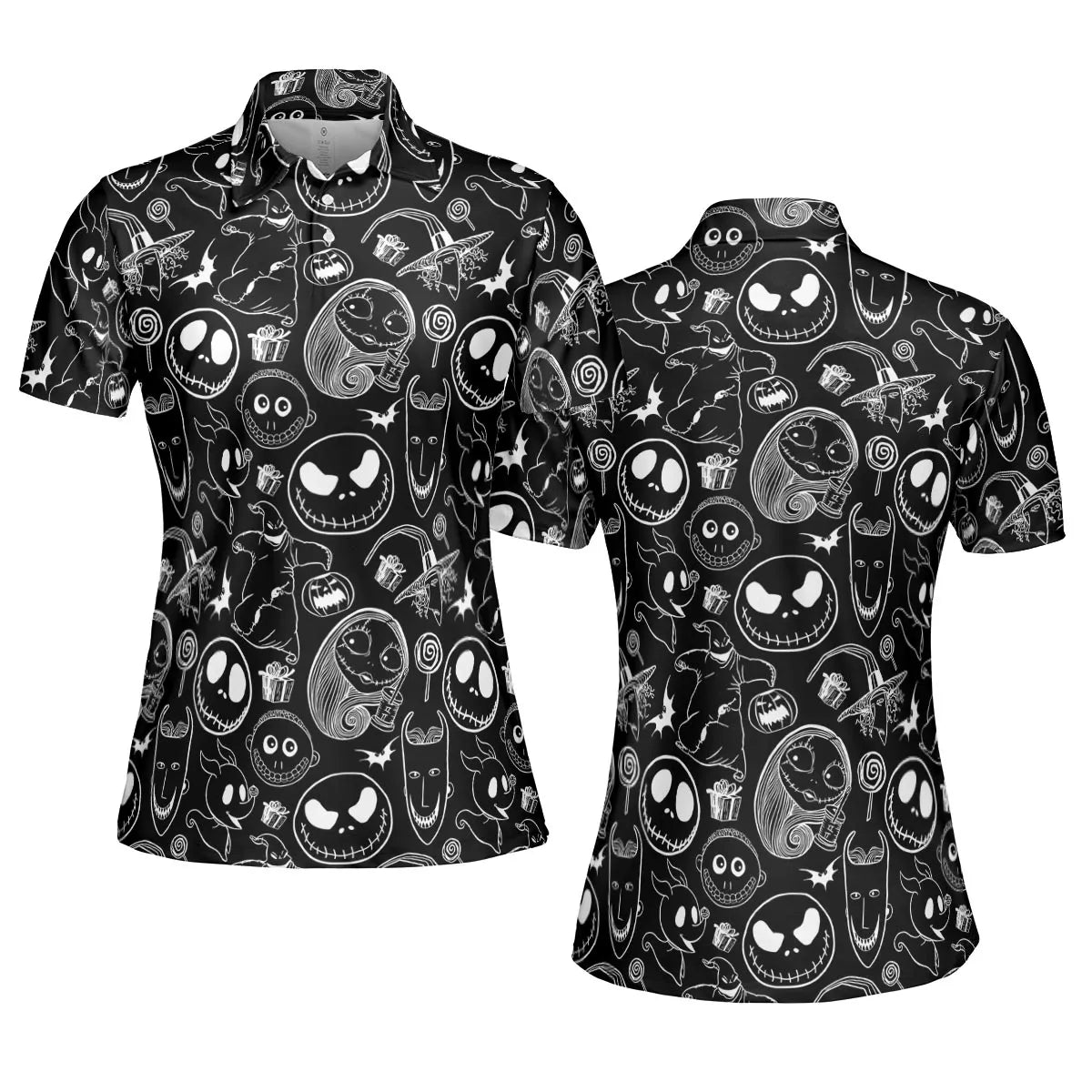 Pumpkin King The Nightmare Before Christmas T AOP Men/Women Polo Shirt