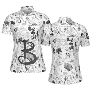 Buffy The Vampire Slayer Pattern AOP Men/Women Polo Shirt
