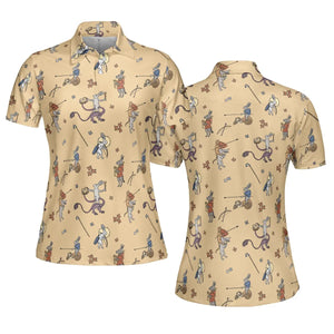 The Medieval Marginalia Killer Rabbit Monty Python AOP Men/Women Polo Shirt